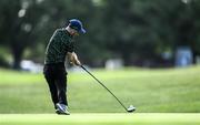 28 June 2022; Brendan Lawlor of Ireland hits his tee shot on the 9th hole during the G4D Tour Horizon Irish Open 2022 at Mount Juliet Golf Club in Thomastown, Kilkenny. Photo by Eóin Noonan/Sportsfile