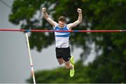 26 June 2022; Matthew Callinan Keenan of St Laurence O'Toole AC, Carlow, on his way to winning the men's pole vault during day two of the Irish Life Health National Senior Track and Field Championships 2022 at Morton Stadium in Dublin. Photo by Sam Barnes/Sportsfile