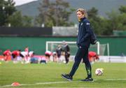 27 June 2022; Republic of Ireland manager Vera Pauw before the FIFA Women's World Cup 2023 Qualifier match between Georgia and Republic of Ireland at Tengiz Burjanadze Stadium in Gori, Georgia. Photo by Stephen McCarthy/Sportsfile