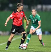 27 June 2022; Ana Cheminava of Georgia during the FIFA Women's World Cup 2023 Qualifier match between Georgia and Republic of Ireland at Tengiz Burjanadze Stadium in Gori, Georgia. Photo by Stephen McCarthy/Sportsfile