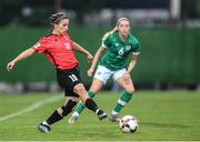 27 June 2022; Ana Cheminava of Georgia during the FIFA Women's World Cup 2023 Qualifier match between Georgia and Republic of Ireland at Tengiz Burjanadze Stadium in Gori, Georgia. Photo by Stephen McCarthy/Sportsfile