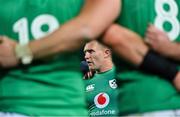 29 June 2022; Keith Earls of Ireland speak sto his teammates after the match between the Maori All Blacks and Ireland at the FMG Stadium in Hamilton, New Zealand. Photo by Brendan Moran/Sportsfile