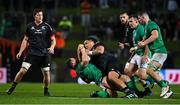 29 June 2022; Cian Healy of Ireland tackles Tamaiti Williams of Maori All Blacks from which he sustained a leg injury during the match between the Maori All Blacks and Ireland at the FMG Stadium in Hamilton, New Zealand. Photo by Brendan Moran/Sportsfile