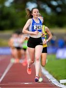 25 June 2022; Cliona Murphy of Dublin City Harriers AC, Dublin, competing in the women's 5000m during day one of the Irish Life Health National Senior Track and Field Championships 2022 at Morton Stadium in Dublin. Photo by Ramsey Cardy/Sportsfile