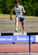 25 June 2022; Patrick Noonan of Craughwell AC, Galway, competing in the men's 3000m steeplechase during day one of the Irish Life Health National Senior Track and Field Championships 2022 at Morton Stadium in Dublin. Photo by Ramsey Cardy/Sportsfile