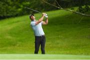 29 June 2022; Former Leinster and Ireland rugby player Rob Kearney watches his shot on the sixth green during the Horizon Irish Open Golf Championship Pro-Am at Mount Juliet Golf Club in Thomastown, Kilkenny. Photo by Eóin Noonan/Sportsfile