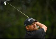 30 June 2022; Shane Lowry of Ireland watches his tee shot from the 15th tee box during day one of the Horizon Irish Open Golf Championship at Mount Juliet Golf Club in Thomastown, Kilkenny. Photo by Eóin Noonan/Sportsfile
