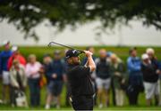 30 June 2022; Shane Lowry of Ireland watches his second shot from the 15th fairway during day one of the Horizon Irish Open Golf Championship at Mount Juliet Golf Club in Thomastown, Kilkenny. Photo by Eóin Noonan/Sportsfile