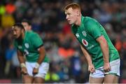 29 June 2022; Ciaran Frawley of Ireland during the match between the Maori All Blacks and Ireland at the FMG Stadium in Hamilton, New Zealand. Photo by Brendan Moran/Sportsfile