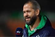 29 June 2022; Ireland head coach Andy Farrell after the match between the Maori All Blacks and Ireland at the FMG Stadium in Hamilton, New Zealand. Photo by Brendan Moran/Sportsfile