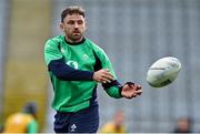 1 July 2022; Hugo Keenan during Ireland rugby captain's run at Eden Park in Auckland, New Zealand. Photo by Brendan Moran/Sportsfile
