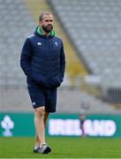 1 July 2022; Head coach Andy Farrell during Ireland rugby captain's run at Eden Park in Auckland, New Zealand. Photo by Brendan Moran/Sportsfile