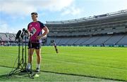 1 July 2022; Dan Sheehan speaks to the media after Ireland rugby captain's run at Eden Park in Auckland, New Zealand. Photo by Brendan Moran/Sportsfile