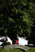 1 July 2022; Kurt Kitayama of USA walks to the green on the second hole during day two of the Horizon Irish Open Golf Championship at Mount Juliet Golf Club in Thomastown, Kilkenny. Photo by Eóin Noonan/Sportsfile
