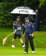 1 July 2022; Shane Lowry of Ireland reacts to a putt on the third green during day two of the Horizon Irish Open Golf Championship at Mount Juliet Golf Club in Thomastown, Kilkenny. Photo by Eóin Noonan/Sportsfile