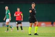 27 June 2022; Referee Meliz Özçigdem during the FIFA Women's World Cup 2023 Qualifier match between Georgia and Republic of Ireland at Tengiz Burjanadze Stadium in Gori, Georgia. Photo by Stephen McCarthy/Sportsfile