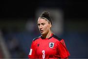 27 June 2022; Nino Pasikashvili of Georgia during the FIFA Women's World Cup 2023 Qualifier match between Georgia and Republic of Ireland at Tengiz Burjanadze Stadium in Gori, Georgia. Photo by Stephen McCarthy/Sportsfile