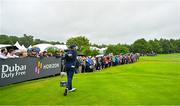 1 July 2022; Shane Lowry of Ireland watches drive from the 10th tee box during day two of the Horizon Irish Open Golf Championship at Mount Juliet Golf Club in Thomastown, Kilkenny. Photo by Eóin Noonan/Sportsfile