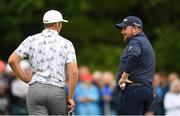 1 July 2022; Seamus Power and Shane Lowry of Ireland on the 15th green during day two of the Horizon Irish Open Golf Championship at Mount Juliet Golf Club in Thomastown, Kilkenny. Photo by Eóin Noonan/Sportsfile