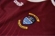 30 June 2022; A detailed view of a jersey during a Westmeath football squad portrait session at The Downs GAA Club in Mullingar, Westmeath. Photo by Piaras Ó Mídheach/Sportsfile