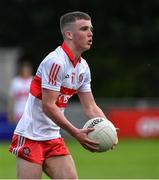 25 June 2022; Johnny McGuckian of Derry during the Electric Ireland GAA All-Ireland Football Minor Championship Semi-Final match between Galway and Derry at Parnell Park, Dublin. Photo by Ray McManus/Sportsfile