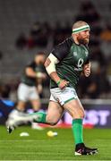 2 July 2022; Former Ireland international Michael Bent warms up before the Steinlager Series match between the New Zealand and Ireland at Eden Park in Auckland, New Zealand. Photo by Brendan Moran/Sportsfile