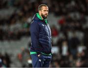 2 July 2022; Ireland head coach Andy Farrell before the Steinlager Series match between the New Zealand and Ireland at Eden Park in Auckland, New Zealand. Photo by Brendan Moran/Sportsfile