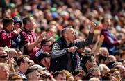 26 June 2022; Galway supporters, in the Cusack Stand, during the GAA Football All-Ireland Senior Championship Quarter-Final match between Armagh and Galway at Croke Park, Dublin. Photo by Ray McManus/Sportsfile