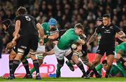 2 July 2022; Peter O’Mahony of Ireland is tackled by Brodie Retallick of New Zealand during the Steinlager Series match between the New Zealand and Ireland at Eden Park in Auckland, New Zealand. Photo by Brendan Moran/Sportsfile