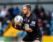 1 July 2022; Treaty United goalkeeper Jack Brady during the SSE Airtricity League First Division match between Cobh Ramblers and Treaty United at St Colman's Park in Cobh, Cork. Photo by Michael P Ryan/Sportsfile