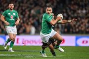 2 July 2022; James Lowe of Ireland during the Steinlager Series match between the New Zealand and Ireland at Eden Park in Auckland, New Zealand. Photo by Brendan Moran/Sportsfile