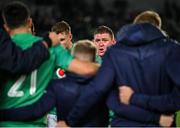 2 July 2022; Tadhg Furlong of Ireland in the team huddle after his side's defeat in the Steinlager Series match between the New Zealand and Ireland at Eden Park in Auckland, New Zealand. Photo by Brendan Moran/Sportsfile