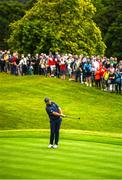 2 July 2022; Shane Lowry of Ireland watches his second shot from the fairway on the seventh hole during day three of the Horizon Irish Open Golf Championship at Mount Juliet Golf Club in Thomastown, Kilkenny. Photo by Eóin Noonan/Sportsfile