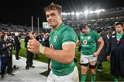 2 July 2022; Josh van der Flier of Ireland after his side's defeat in the Steinlager Series match between the New Zealand and Ireland at Eden Park in Auckland, New Zealand. Photo by Brendan Moran/Sportsfile