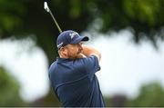 2 July 2022; Shane Lowry of Ireland watches his second shot from the 17th fairway during day three of the Horizon Irish Open Golf Championship at Mount Juliet Golf Club in Thomastown, Kilkenny. Photo by Eóin Noonan/Sportsfile