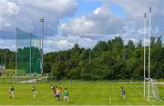 2 July 2022; A general view of action during the match between Rathgormack, Waterford, and San Francisco John West Féile Peile na nÓg National Gaelic and Ladies football finals 2022 at the GAA National Games Development Centre Campus in Abbotstown, Dublin. Eighty-eight club sides from Ireland, the UK, Europe and US competed in the final stages of the under-15 competition across nine venues, one of the biggest underage sporting events on the continent, sponsored for the seventh time by John West. Photo by Ramsey Cardy/Sportsfile