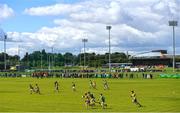 2 July 2022; A general view of action during the match between Rathgormack, Waterford, and San Francisco at the John West Féile Peile na nÓg National Gaelic and Ladies football finals 2022 at the GAA National Games Development Centre Campus in Abbotstown, Dublin. Eighty-eight club sides from Ireland, the UK, Europe and US competed in the final stages of the under-15 competition across nine venues, one of the biggest underage sporting events on the continent, sponsored for the seventh time by John West. Photo by Ramsey Cardy/Sportsfile