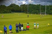 2 July 2022; Patrick Walsh of San Francisco kicks a free during the match between Rathgormack, Waterford, and San Francisco at the John West Féile Peile na nÓg National Gaelic and Ladies football finals 2022 at the GAA National Games Development Centre Campus in Abbotstown, Dublin. Eighty-eight club sides from Ireland, the UK, Europe and US competed in the final stages of the under-15 competition across nine venues, one of the biggest underage sporting events on the continent, sponsored for the seventh time by John West. Photo by Ramsey Cardy/Sportsfile