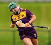 2 July 2022; Joanne Dillon of Wexford celebrates after scoring her side's second goal during round 5 of the Glen Dimplex All-Ireland Senior Camogie Championship match between Wexford and Dublin at Bellefield GAA Complex in Enniscorthy, Wexford. Photo by Michael P Ryan/Sportsfile
