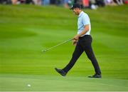 2 July 2022; Seamus Power of Ireland reacts to a missed putt on the 18th green during day three of the Horizon Irish Open Golf Championship at Mount Juliet Golf Club in Thomastown, Kilkenny. Photo by Eóin Noonan/Sportsfile