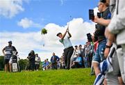 2 July 2022; Seamus Power of Ireland plays his second shot from the rough on the 13th hole during day three of the Horizon Irish Open Golf Championship at Mount Juliet Golf Club in Thomastown, Kilkenny. Photo by Eóin Noonan/Sportsfile