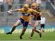 2 July 2022; David Fitzgerald of Clare in action against Richie Reid of Kilkenny during the GAA Hurling All-Ireland Senior Championship Semi-Final match between Kilkenny and Clare at Croke Park in Dublin. Photo by Ramsey Cardy/Sportsfile
