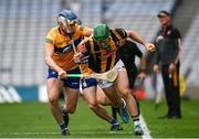 2 July 2022; Eoin Cody of Kilkenny in action against Diarmuid Ryan of Clare during the GAA Hurling All-Ireland Senior Championship Semi-Final match between Kilkenny and Clare at Croke Park in Dublin. Photo by Harry Murphy/Sportsfile