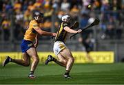 2 July 2022; Huw Lawlor of Kilkenny in action against Cathal Malone of Clare during the GAA Hurling All-Ireland Senior Championship Semi-Final match between Kilkenny and Clare at Croke Park in Dublin. Photo by Piaras Ó Mídheach/Sportsfile