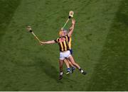 2 July 2022; Billy Ryan of Kilkenny in action against Cathal Malone of Clare during the GAA Hurling All-Ireland Senior Championship Semi-Final match between Kilkenny and Clare at Croke Park in Dublin. Photo by Daire Brennan/Sportsfile