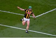 2 July 2022; Martin Keoghan of Kilkenny celebrates after scoring his side's first goal during the GAA Hurling All-Ireland Senior Championship Semi-Final match between Kilkenny and Clare at Croke Park in Dublin. Photo by Daire Brennan/Sportsfile