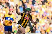 2 July 2022; Martin Keoghan of Kilkenny celebrates after scoring his side's first goal during the GAA Hurling All-Ireland Senior Championship Semi-Final match between Kilkenny and Clare at Croke Park in Dublin. Photo by Harry Murphy/Sportsfile