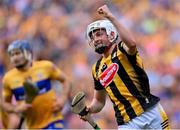 2 July 2022; Cian Kenny of Kilkenny celebrates after scoring his side's second goal during the GAA Hurling All-Ireland Senior Championship Semi-Final match between Kilkenny and Clare at Croke Park in Dublin. Photo by Ramsey Cardy/Sportsfile