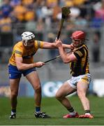 2 July 2022; Adrian Mullen of Kilkenny in action against Conor Cleary of Clare during the GAA Hurling All-Ireland Senior Championship Semi-Final match between Kilkenny and Clare at Croke Park in Dublin. Photo by Piaras Ó Mídheach/Sportsfile