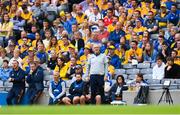 2 July 2022; Clare manager Brian Lohan during the GAA Hurling All-Ireland Senior Championship Semi-Final match between Kilkenny and Clare at Croke Park in Dublin. Photo by Stephen McCarthy/Sportsfile
